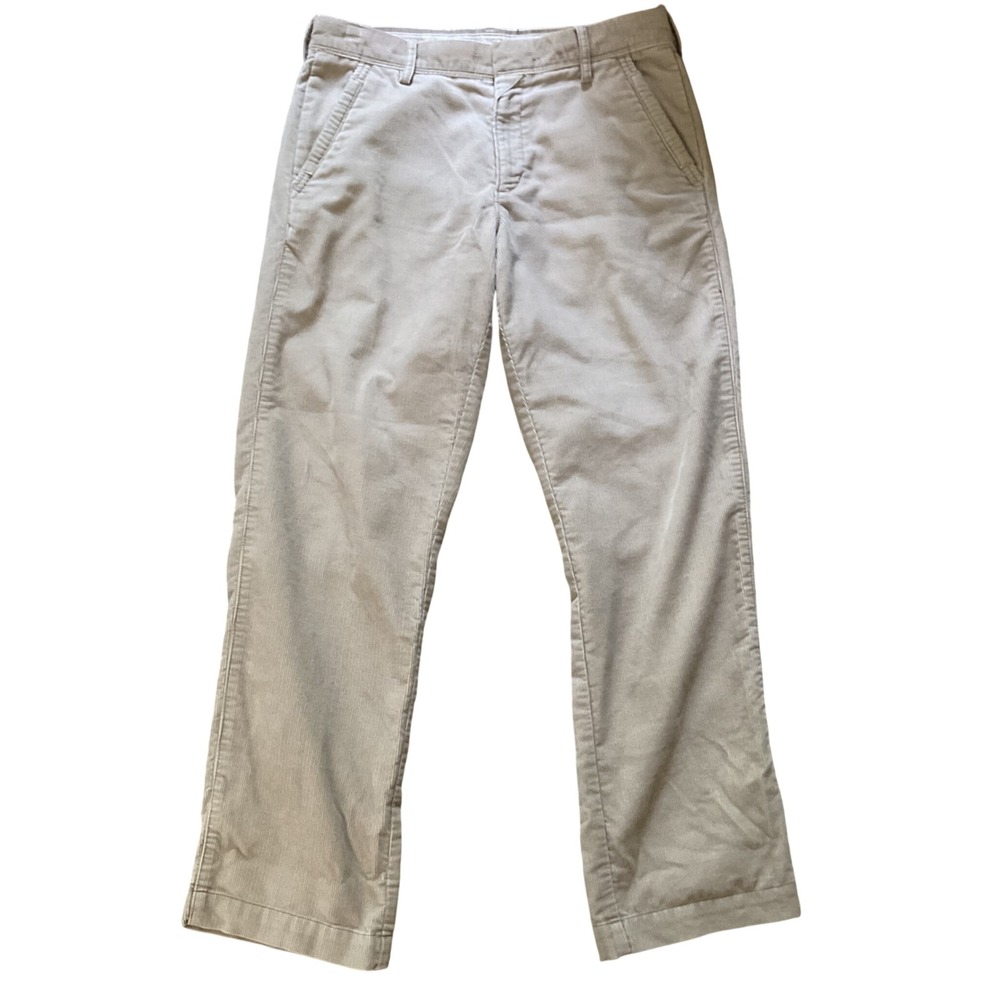 Mens‎ Tan Corduroy Pants Cotton Blend Repreve Recycled 30x30 Tan Khaki
